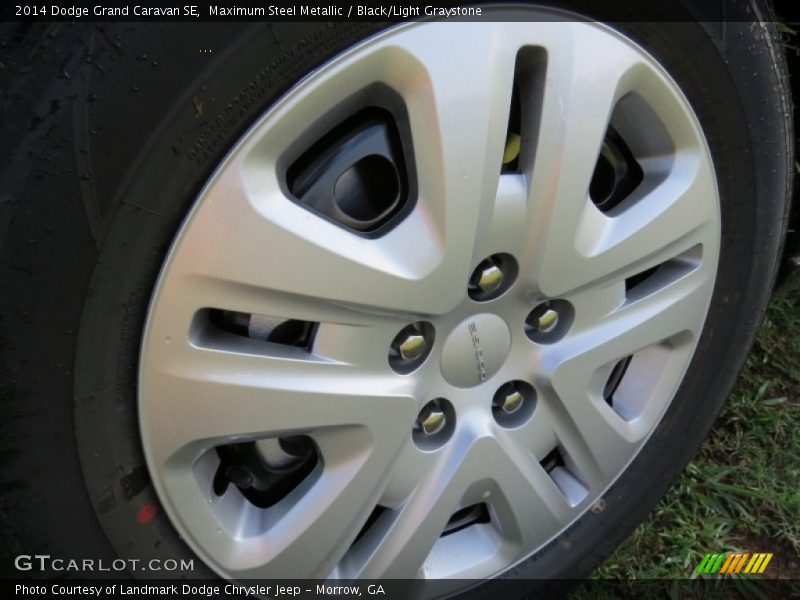Maximum Steel Metallic / Black/Light Graystone 2014 Dodge Grand Caravan SE
