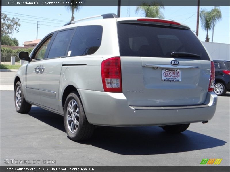 Silverstone Beige / Beige 2014 Kia Sedona EX