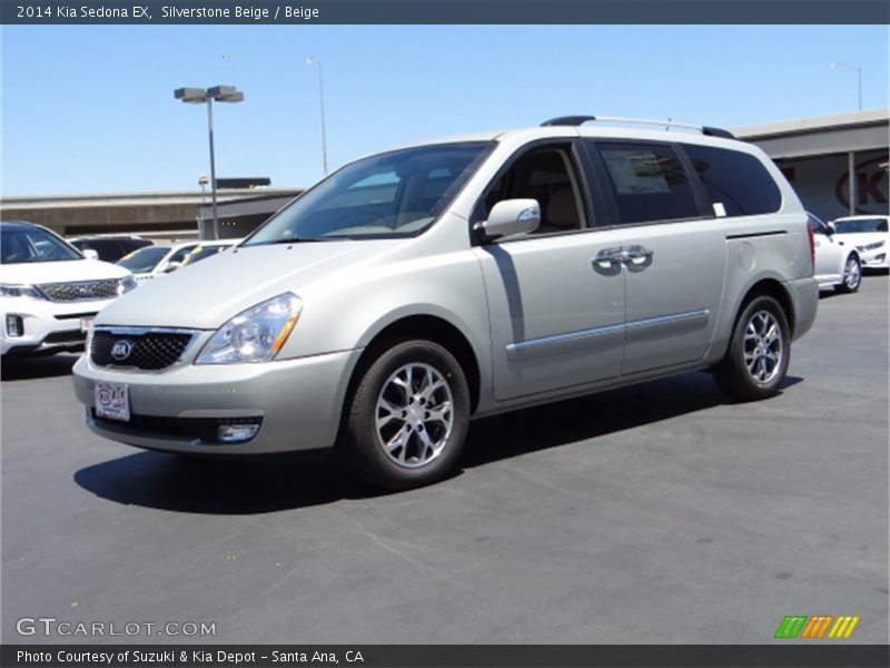 Silverstone Beige / Beige 2014 Kia Sedona EX