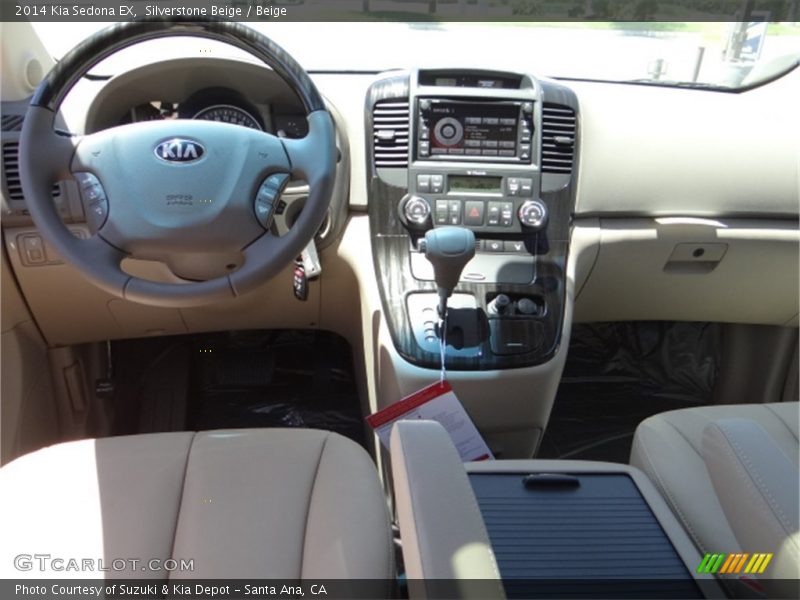 Silverstone Beige / Beige 2014 Kia Sedona EX