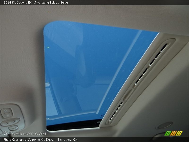 Silverstone Beige / Beige 2014 Kia Sedona EX