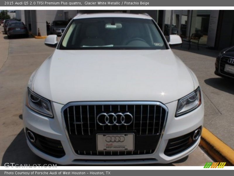 Glacier White Metallic / Pistachio Beige 2015 Audi Q5 2.0 TFSI Premium Plus quattro