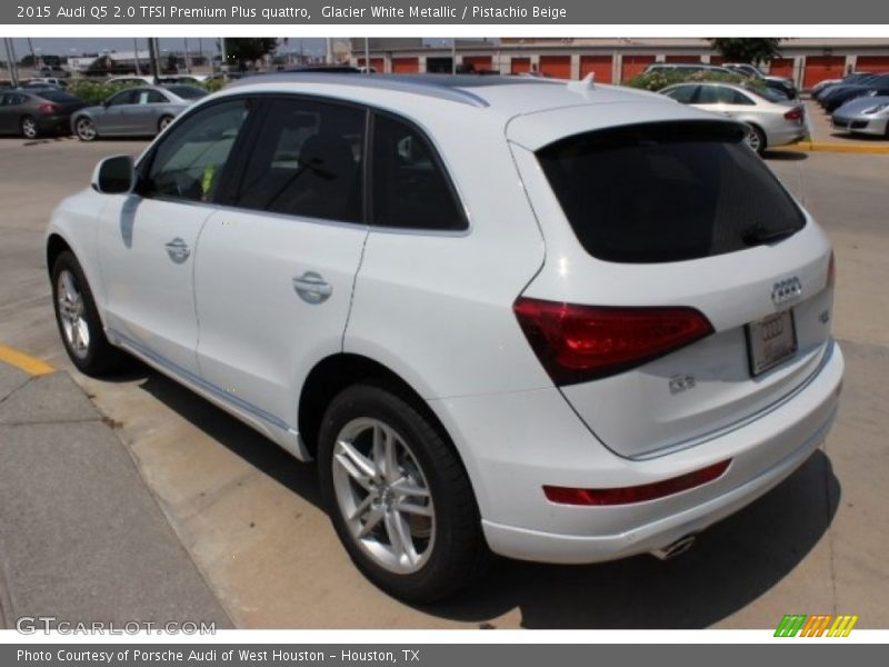Glacier White Metallic / Pistachio Beige 2015 Audi Q5 2.0 TFSI Premium Plus quattro