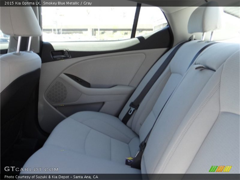 Smokey Blue Metallic / Gray 2015 Kia Optima LX