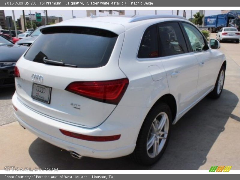 Glacier White Metallic / Pistachio Beige 2015 Audi Q5 2.0 TFSI Premium Plus quattro