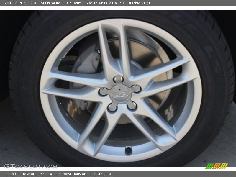 Glacier White Metallic / Pistachio Beige 2015 Audi Q5 2.0 TFSI Premium Plus quattro