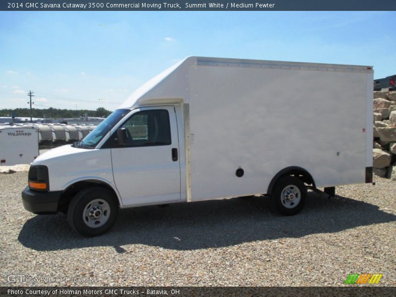 Summit White / Medium Pewter 2014 GMC Savana Cutaway 3500 Commercial Moving Truck