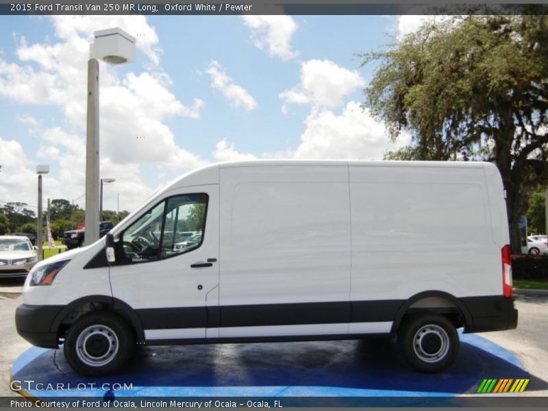  2015 Transit Van 250 MR Long Oxford White