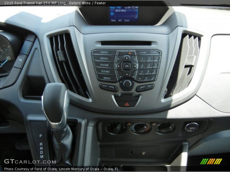 Oxford White / Pewter 2015 Ford Transit Van 250 MR Long