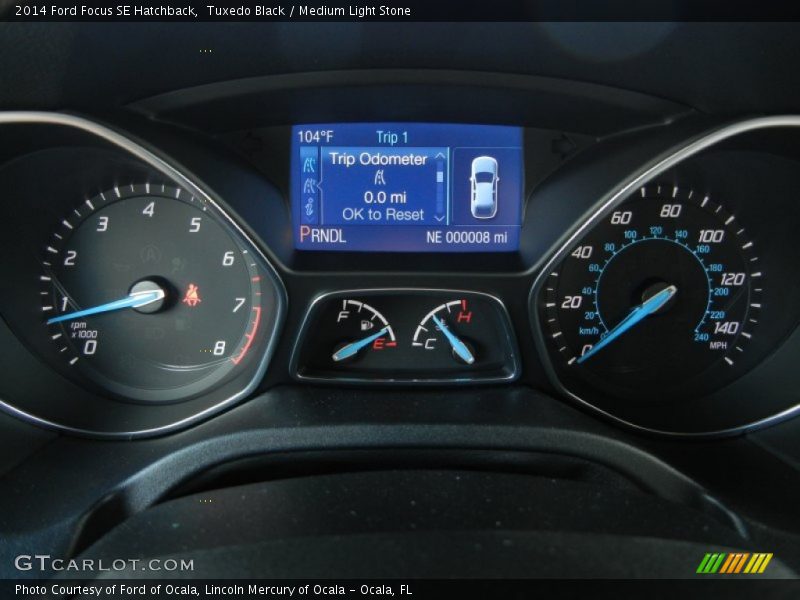 Tuxedo Black / Medium Light Stone 2014 Ford Focus SE Hatchback