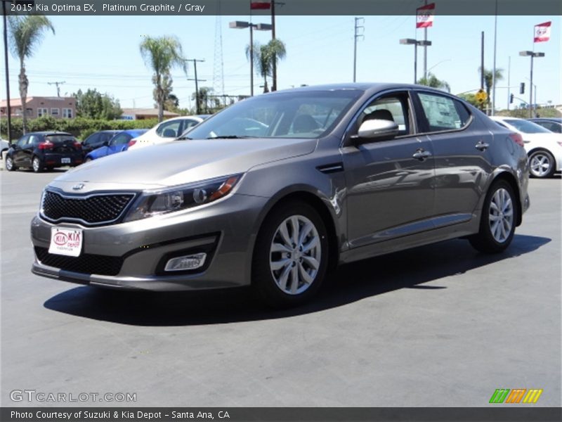 Platinum Graphite / Gray 2015 Kia Optima EX