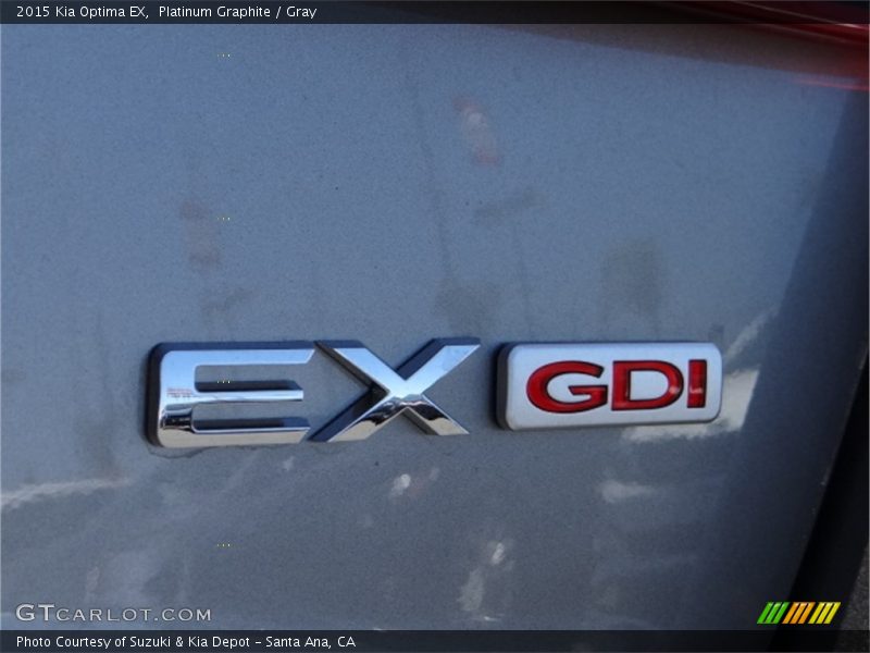 Platinum Graphite / Gray 2015 Kia Optima EX