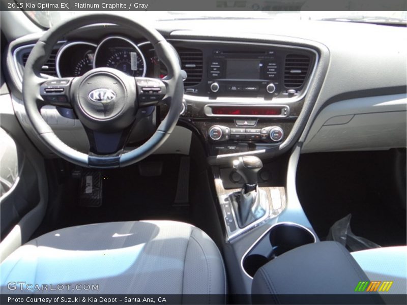 Platinum Graphite / Gray 2015 Kia Optima EX