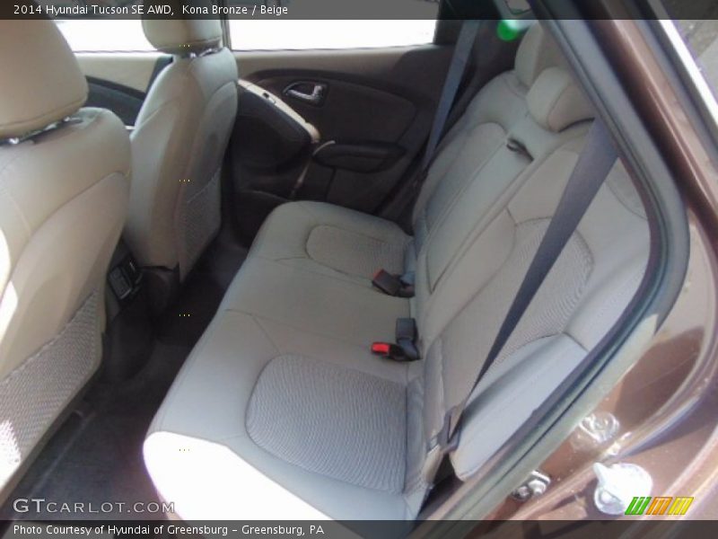 Kona Bronze / Beige 2014 Hyundai Tucson SE AWD