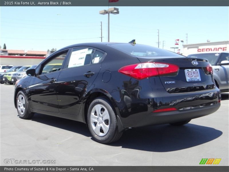 Aurora Black / Black 2015 Kia Forte LX