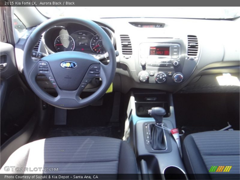 Aurora Black / Black 2015 Kia Forte LX