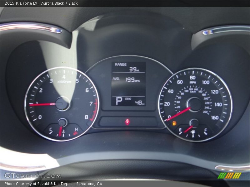 Aurora Black / Black 2015 Kia Forte LX