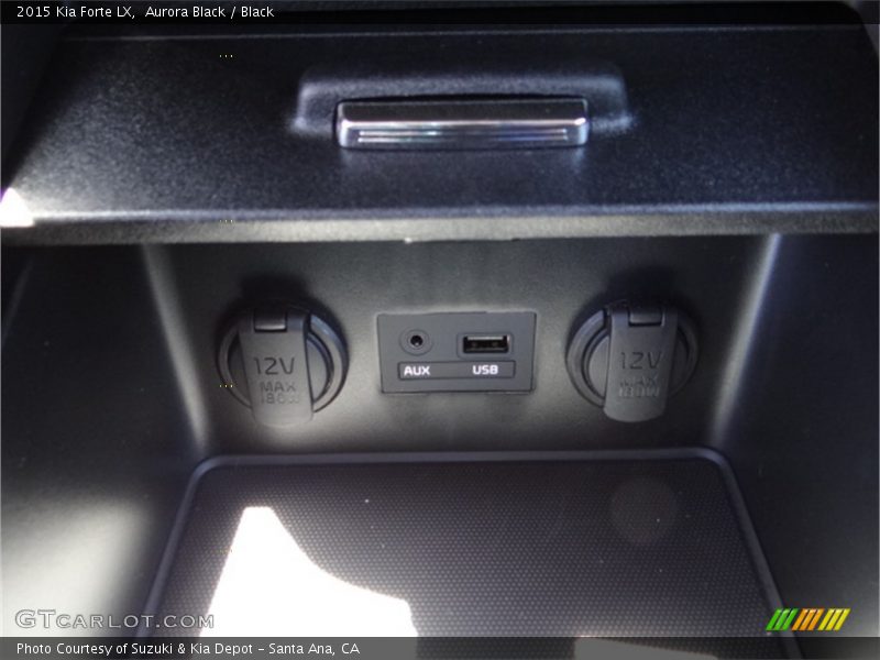 Aurora Black / Black 2015 Kia Forte LX