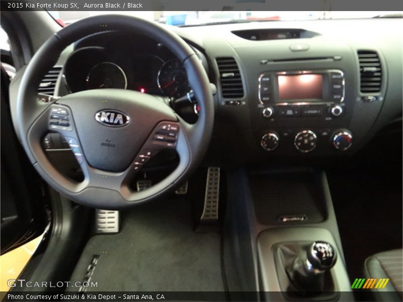 Dashboard of 2015 Forte Koup SX