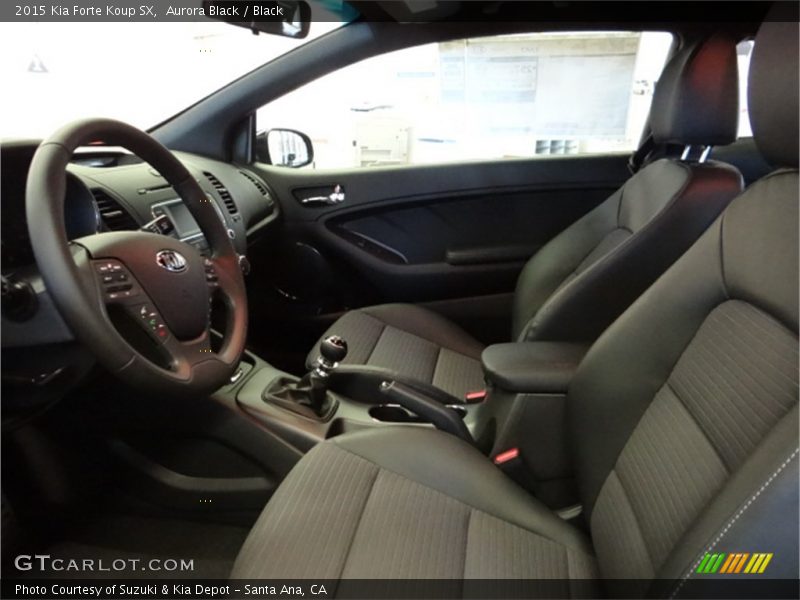  2015 Forte Koup SX Black Interior