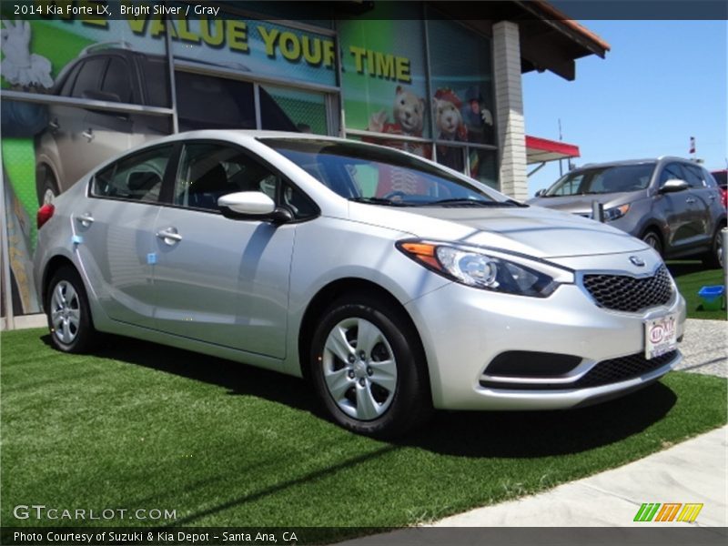 Bright Silver / Gray 2014 Kia Forte LX