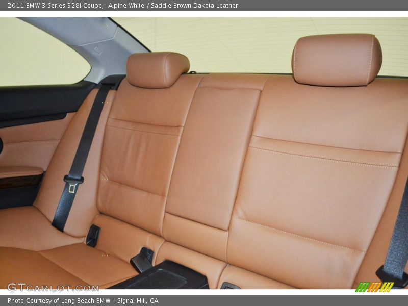 Alpine White / Saddle Brown Dakota Leather 2011 BMW 3 Series 328i Coupe