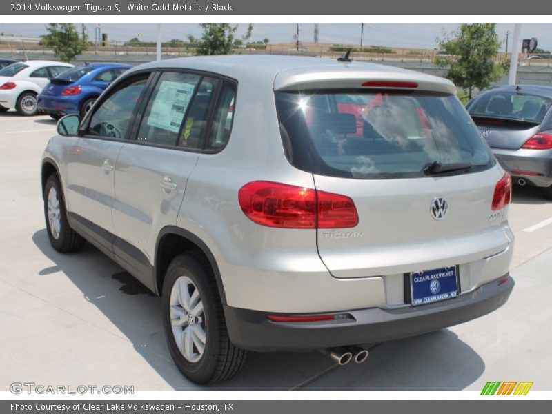 White Gold Metallic / Black 2014 Volkswagen Tiguan S