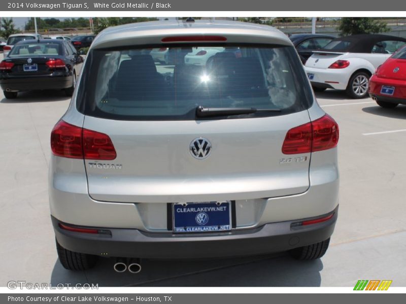 White Gold Metallic / Black 2014 Volkswagen Tiguan S