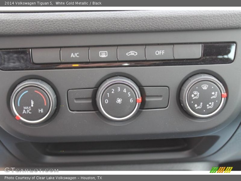 White Gold Metallic / Black 2014 Volkswagen Tiguan S