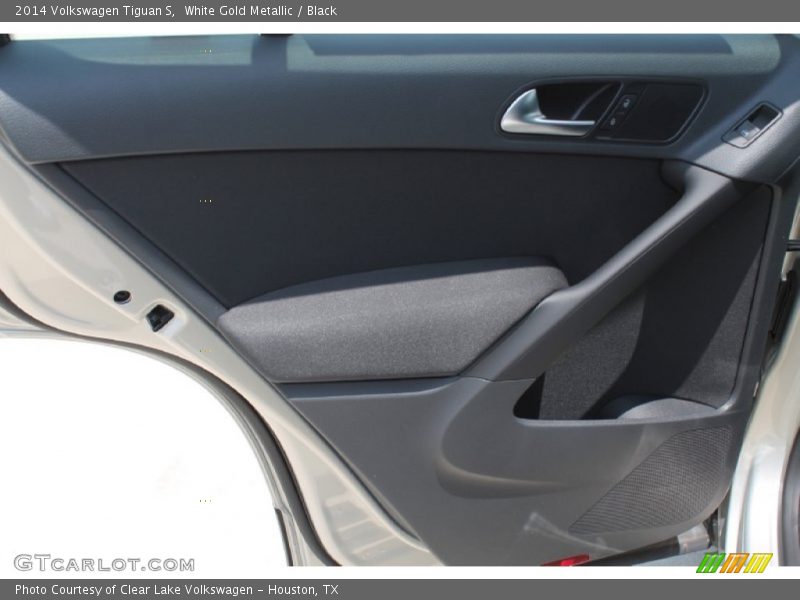 White Gold Metallic / Black 2014 Volkswagen Tiguan S