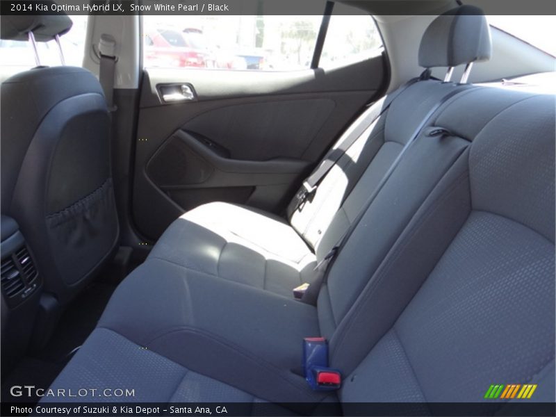 Snow White Pearl / Black 2014 Kia Optima Hybrid LX
