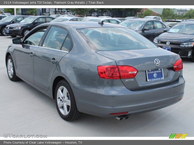 Platinum Gray Metallic / Titan Black 2014 Volkswagen Jetta TDI Sedan