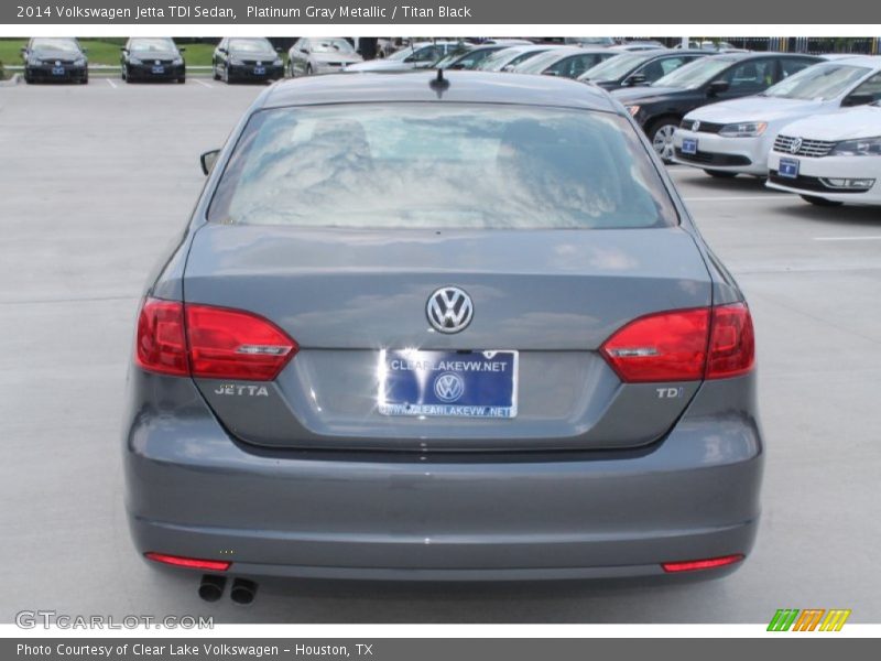 Platinum Gray Metallic / Titan Black 2014 Volkswagen Jetta TDI Sedan