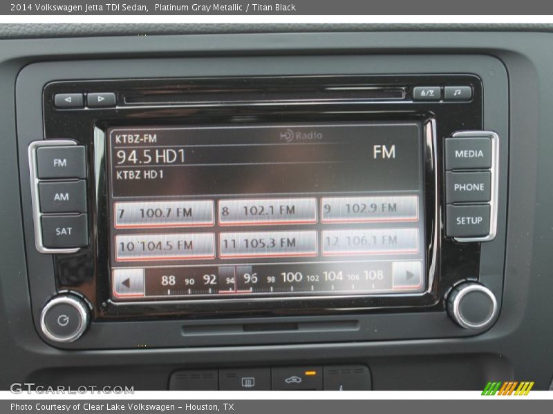 Platinum Gray Metallic / Titan Black 2014 Volkswagen Jetta TDI Sedan