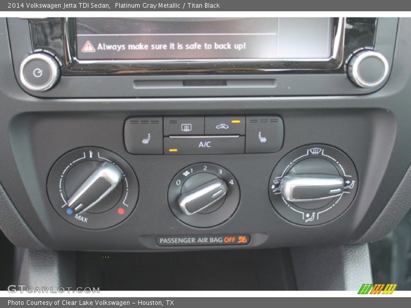 Platinum Gray Metallic / Titan Black 2014 Volkswagen Jetta TDI Sedan