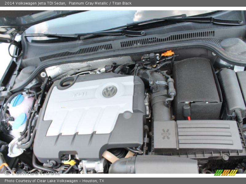 Platinum Gray Metallic / Titan Black 2014 Volkswagen Jetta TDI Sedan