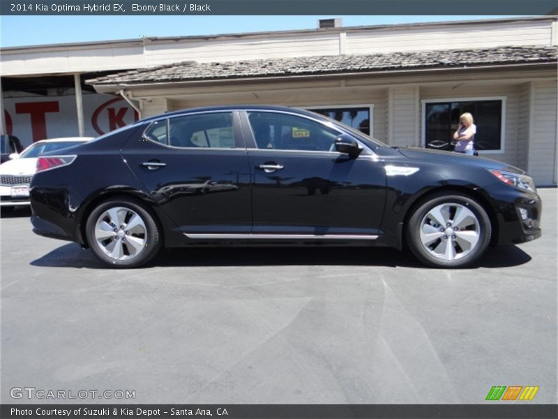 Ebony Black / Black 2014 Kia Optima Hybrid EX