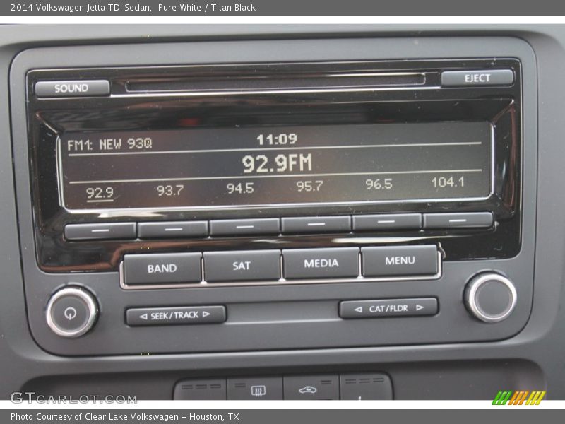 Pure White / Titan Black 2014 Volkswagen Jetta TDI Sedan