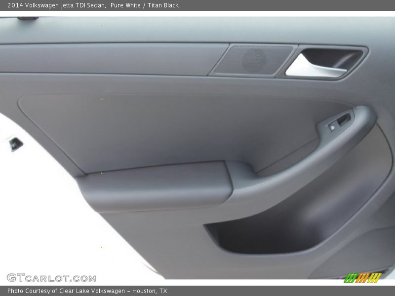 Pure White / Titan Black 2014 Volkswagen Jetta TDI Sedan
