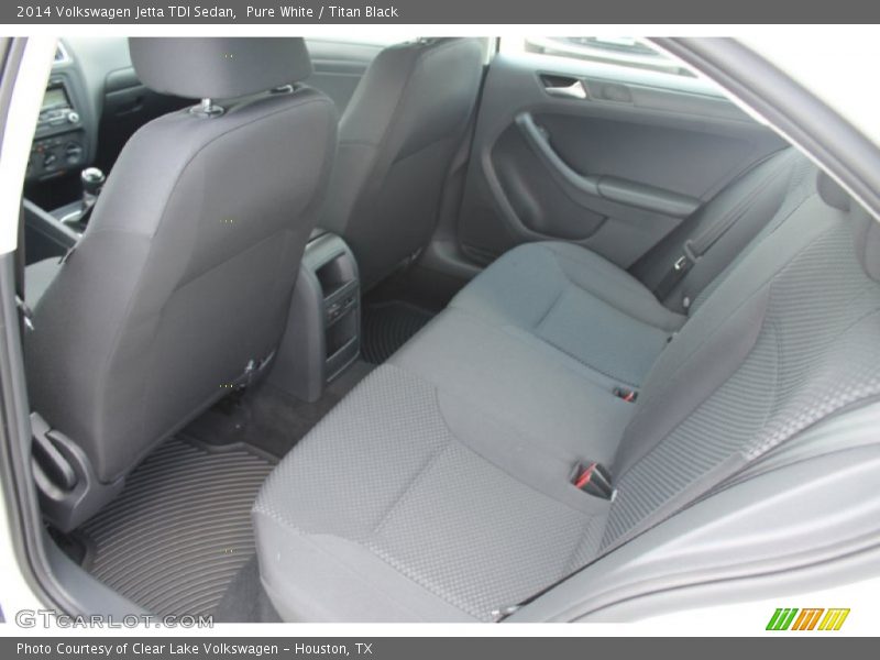 Pure White / Titan Black 2014 Volkswagen Jetta TDI Sedan