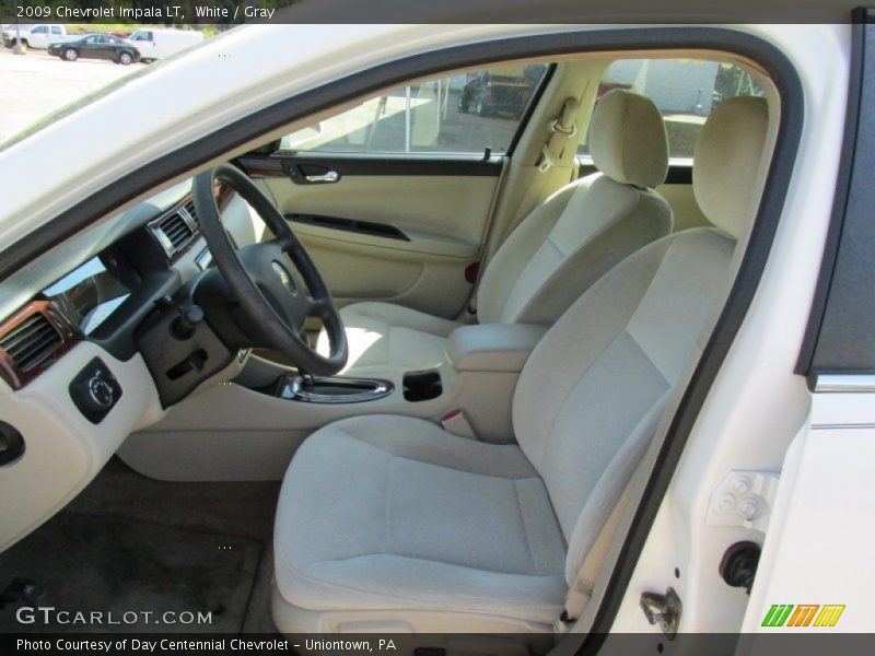White / Gray 2009 Chevrolet Impala LT