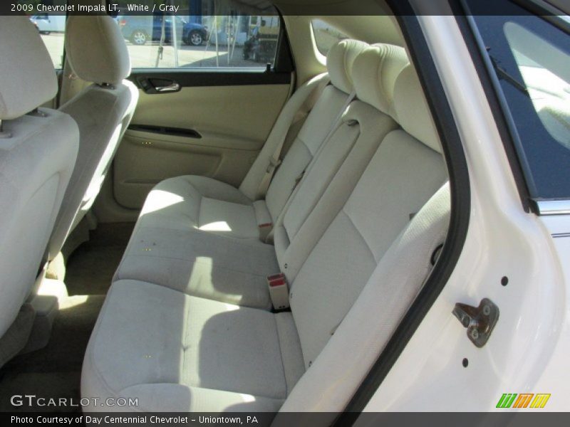 White / Gray 2009 Chevrolet Impala LT