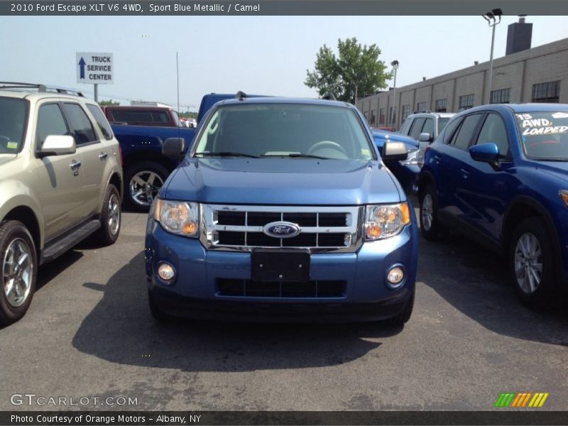 Sport Blue Metallic / Camel 2010 Ford Escape XLT V6 4WD