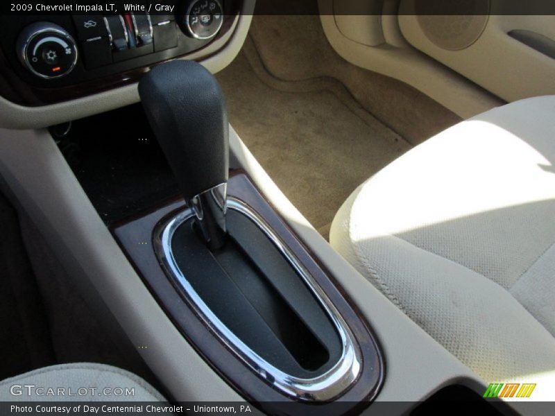 White / Gray 2009 Chevrolet Impala LT