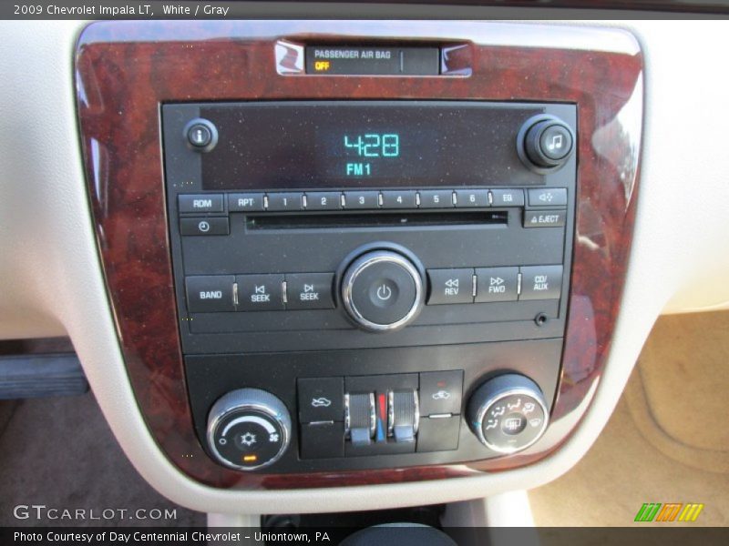 White / Gray 2009 Chevrolet Impala LT
