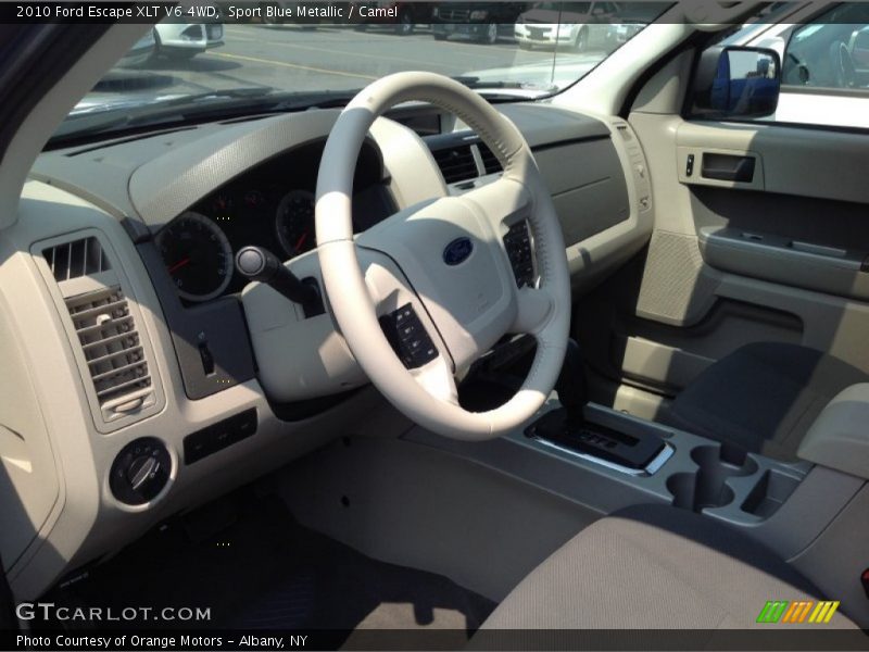 Sport Blue Metallic / Camel 2010 Ford Escape XLT V6 4WD