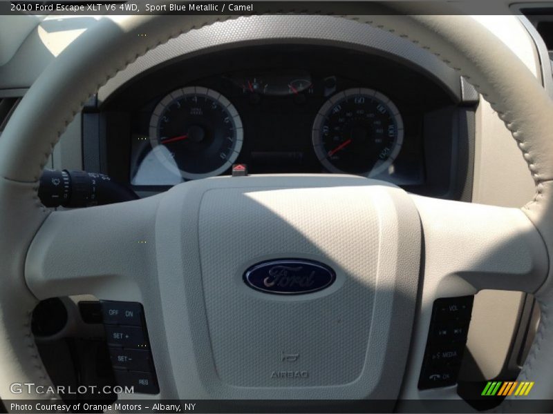 Sport Blue Metallic / Camel 2010 Ford Escape XLT V6 4WD