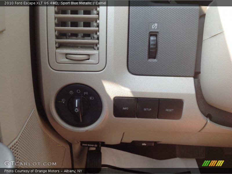Sport Blue Metallic / Camel 2010 Ford Escape XLT V6 4WD
