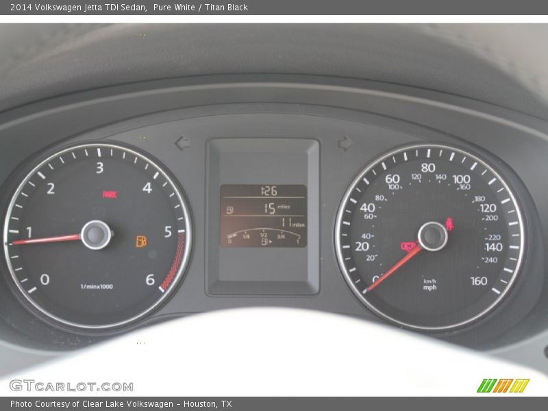 Pure White / Titan Black 2014 Volkswagen Jetta TDI Sedan