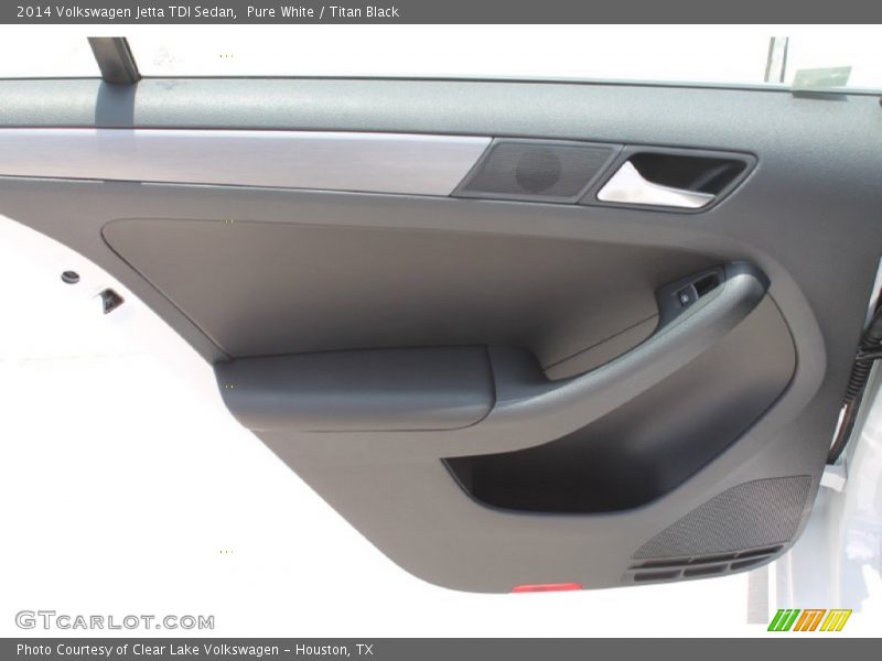 Pure White / Titan Black 2014 Volkswagen Jetta TDI Sedan